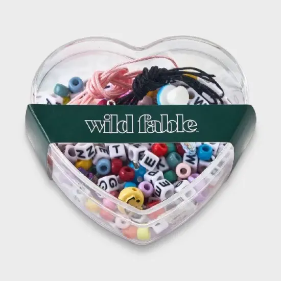 DIY Beads and Cord Kit Beaded Necklace - Wild Fable&trade; Multicolor image {1}