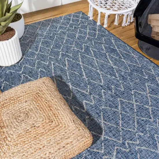 Madaba Moroccan Trellis Indoor/Outdoor Runner Rug - JONATHAN Y image {6}