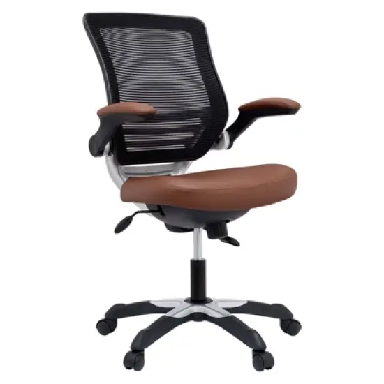 Edge Mesh Back with Leatherette Seat Office Chair - Modway image {7}