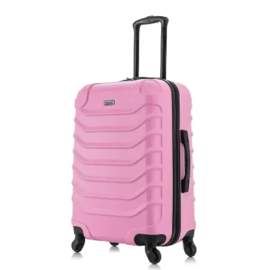 InUSA Endurance Lightweight Hardside Medium Checked Spinner Suitcase image {11}