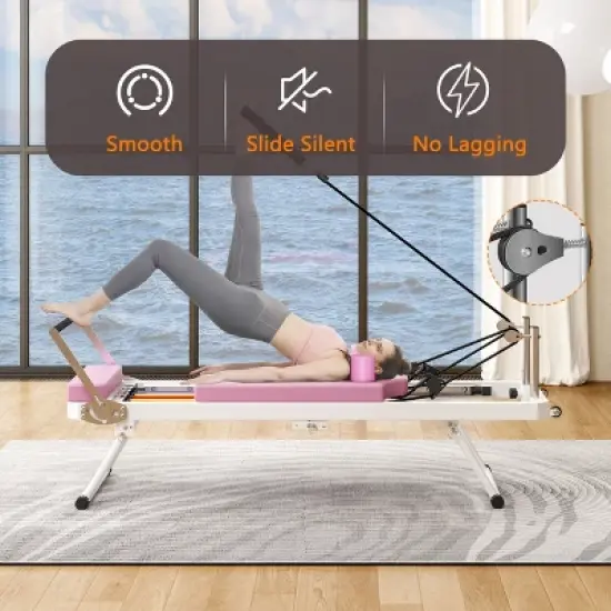 Dexmalle yoga studio with the same commercial fitness equipment, pink image {7}