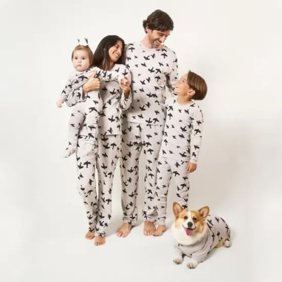 Leveret Dog Cotton Pajamas Animal Prints image {3}