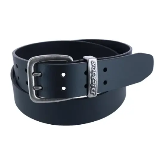 Dickies Men's Big & Tall Leather Two Prong Casual Belt image {2}