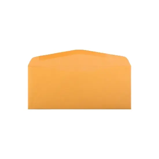 JAM Paper #14 Recycled Envelopes 5 x 11 1/2 Brown Kraft Manila 52692203682 image {1}