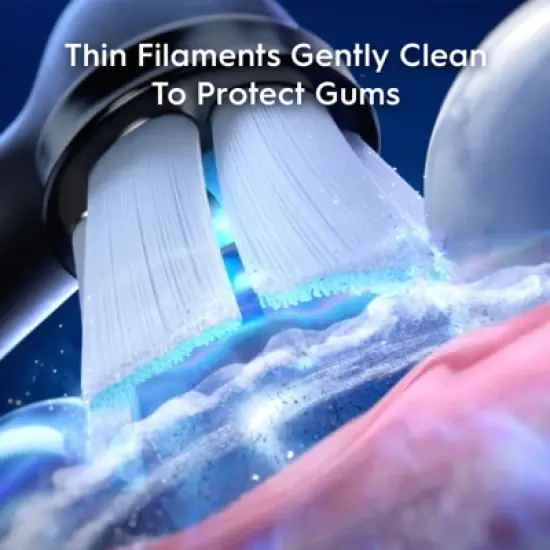 Oral-B iO Gentle Care Replacement Brush Heads - Black - 2ct image {4}