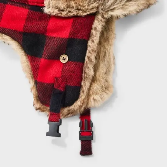 Men's Faux Fur Trapper Hat - Goodfellow & Co&trade; Red image {4}