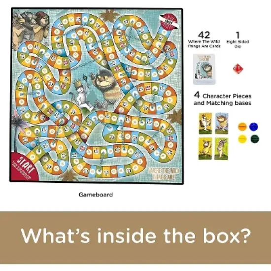 Aquarius Puzzles Where The Wild Things Are Journey Board Game image {2}
