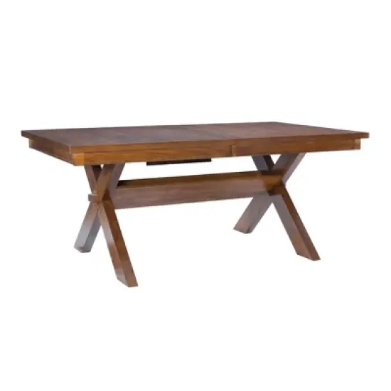 6pc Jackson Extendable Dining Table Set Hazelnut - Powell Company image {3}