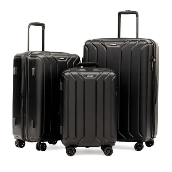 Nonstop New York 3 Piece Set (20" 24" 28") 4-Wheel Luggage Set + 2 packing cubes image {1}