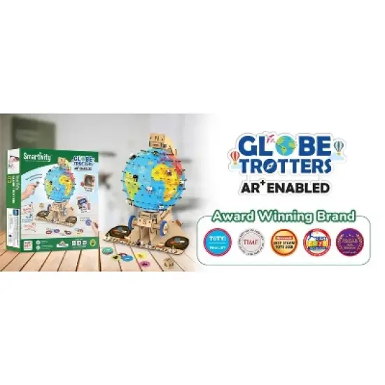 Smartivity Globe Explorer STEM Toy: Creative Engineering Building Kit, Problem Solving Skills, 367 Pieces image {6}