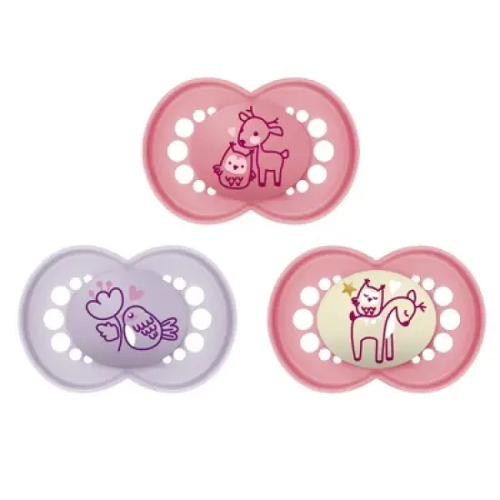 MAM Day/Night Triple Pack, 6+ Months - Purple/Pink 3ct image {9}