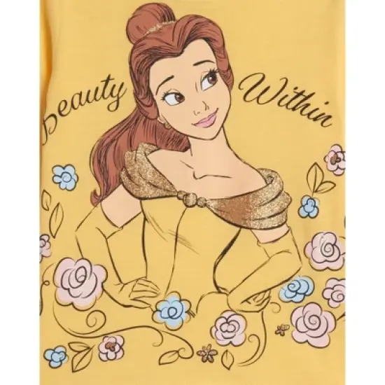 Disney Princess Cinderella Belle Ariel 3 Pack T-Shirts Multicolored  image {6}