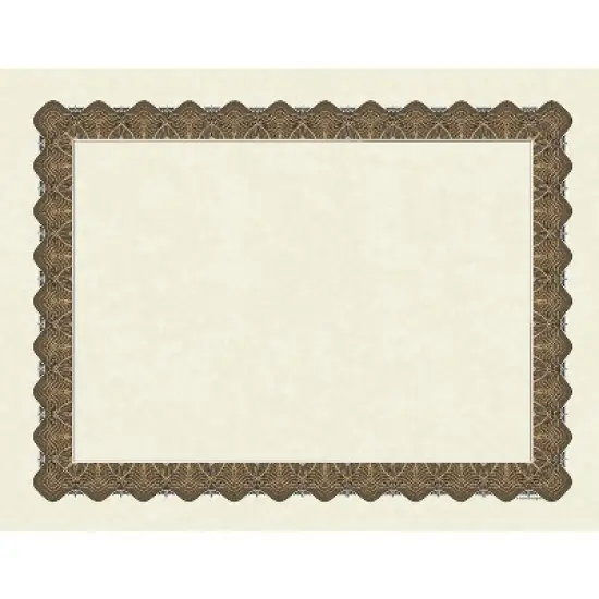 Great Papers Metallic 8.5 x 11 Certificates Beige/Gold 460189 image {3}