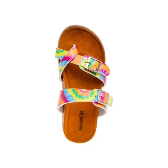 Kensie Girl Colorful Footbed Sandals (Little Kid Sizes) image {3}