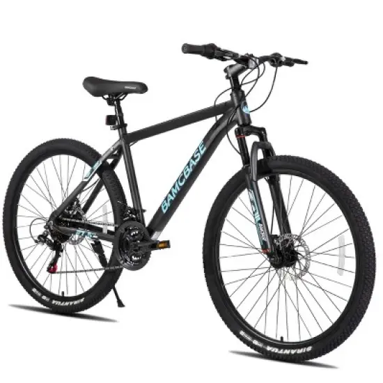 BAMCBASE Sedona Mountain Bike for Men Women, 26" 27.5" Aluminum Alloy MTB with Shimano 21 Speeds, Fork Suspension image {13}