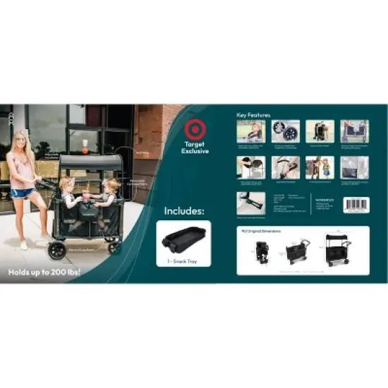 WONDERFOLD W2 Original Stroller with Snack Tray image {8}