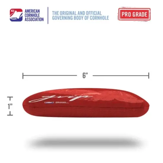 Grip N Glide Synergy Pro Red Cornhole Bags (Set of 4) image {3}