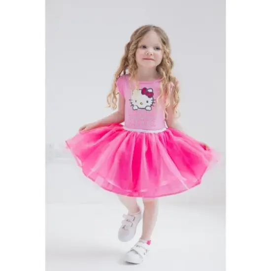 Hello Kitty Girls Tulle Dress Little Kid to Big Kid image {2}