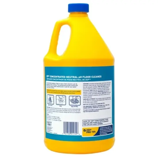 Zep Concentrated Neutral pH Floor Cleaner &ndash; Safe on Protective Finishes - 1 Gallon image {2}