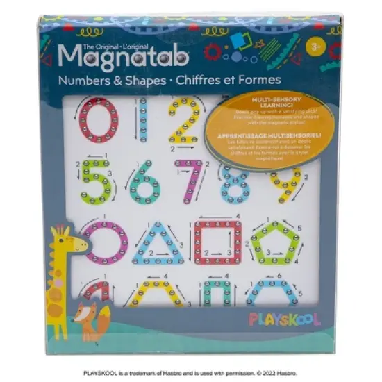 Playskool 0-9 Numbers & Shapes Magnatab&reg; image {1}