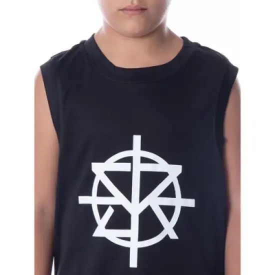WWE Boys' Seth Rollins For The Greater Good Tank Short Sleep Pajama Set Black image {3}
