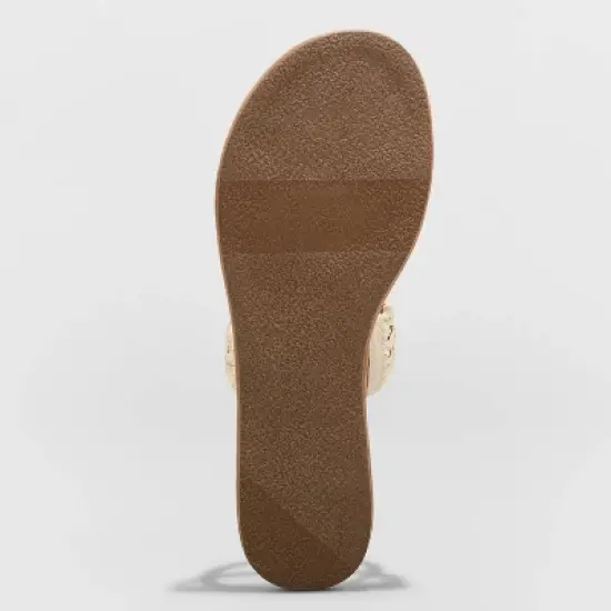 Women's Lucy Braided Slide Sandals - A New Day&trade; image {3}