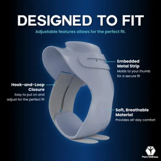 CMC Thumb Brace - Restriction Thumb Support CMC Joint Thumb Arthritis Brace image {6}