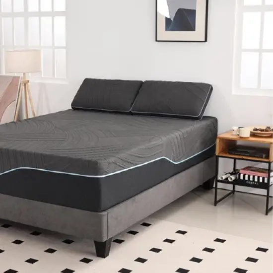 Ego Platinum 14" Firm Copper Infused Gel Memory Foam Mattress image {3}