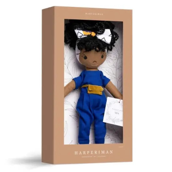 HarperIman Mia 14'' Plush Linen Doll image {7}