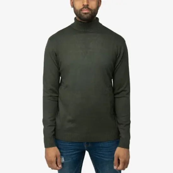 X RAY Men's Mock Turtleneck Sweater(Available in Big & Tall) image {27}