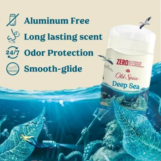 Old Spice Fresh Collection Deodorant Deep Sea Ocean Elements - 3oz image {3}