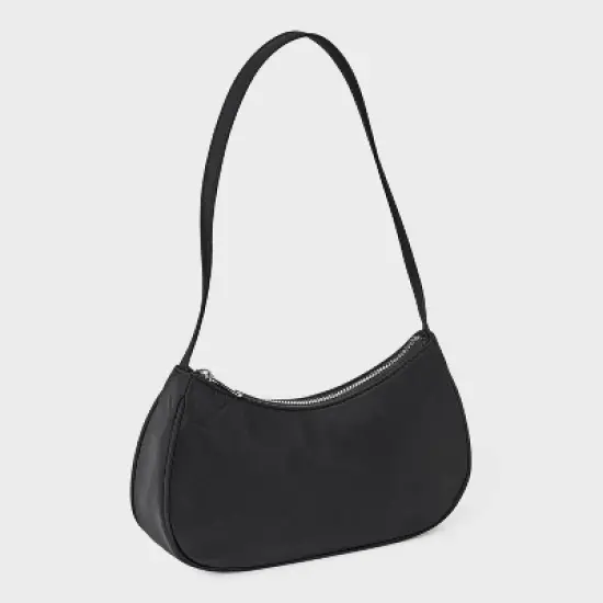 Simple Shoulder Bag - Wild Fable&trade; Black image {2}