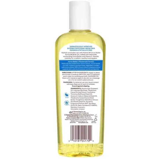 Palmers Cocoa Butter Formula Moisturizing Body Oil Cocoa & Shea - 8.5 fl oz image {2}