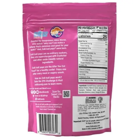 Zolli Ball Popz Double Bags - 5.25oz/2pk image {4}