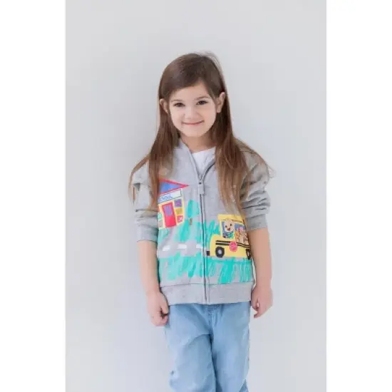 CoComelon JJ Fleece Zip Up Hoodie Toddler image {4}