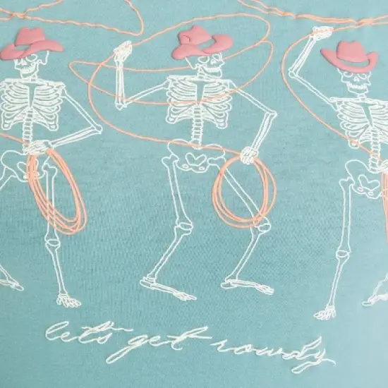 Women's Lets Get Rowdy Short Sleeve T-Shirt - Green image {3}