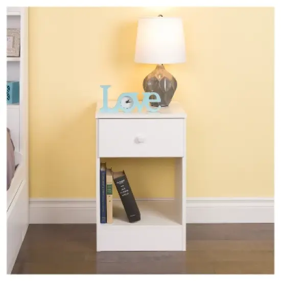 Astrid Drawer Nightstand - Prepac image {3}