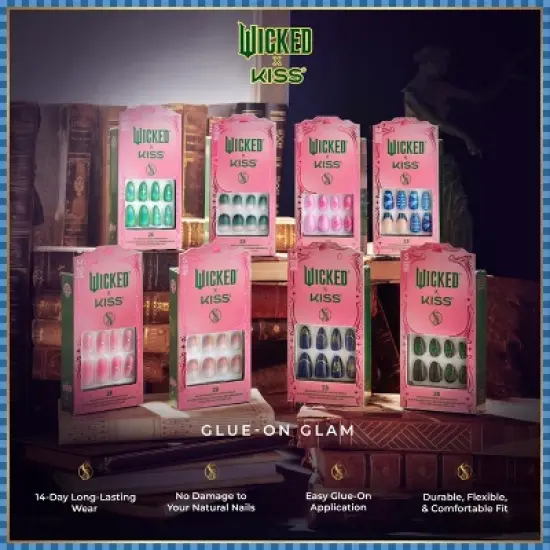 Wicked x KISS Products Fake Nails - You've Been Glinda-fied - 33ct image {5}