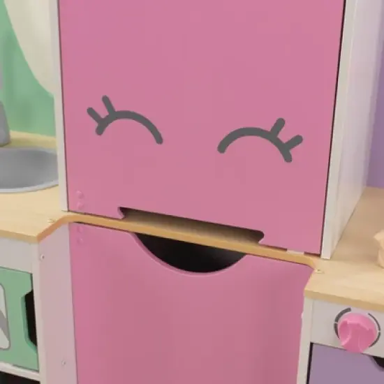 Kidkraft Lil' Friends Wooden Play Kitchen with 14 Accessories image {10}