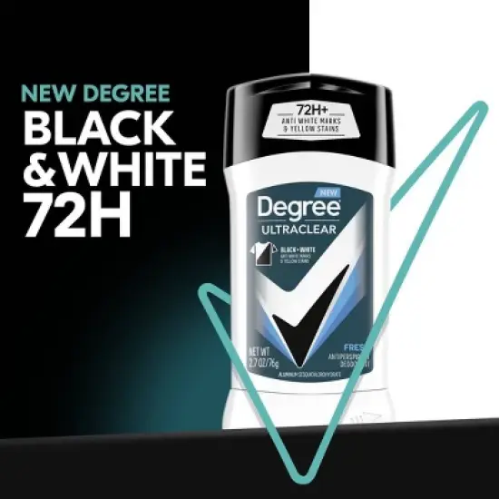 Degree Men Ultraclear Black + White 72-Hour Antiperspirant & Deodorant - Fresh - 2.7oz/2pk image {2}