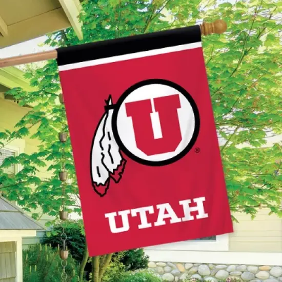 Briarwood Lane Utah Utes House Flag NCAA Licensed 28" x 40" image {2}