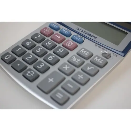 Canon&reg; LS100TS 10-Digit Calculator in Silver image {3}