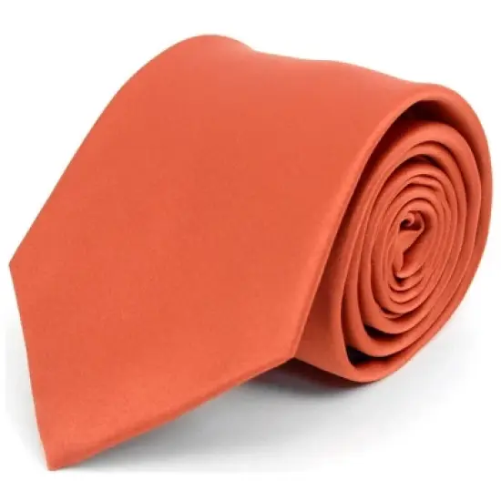 Men's Classic Solid Color Wedding Neck Tie image {28}