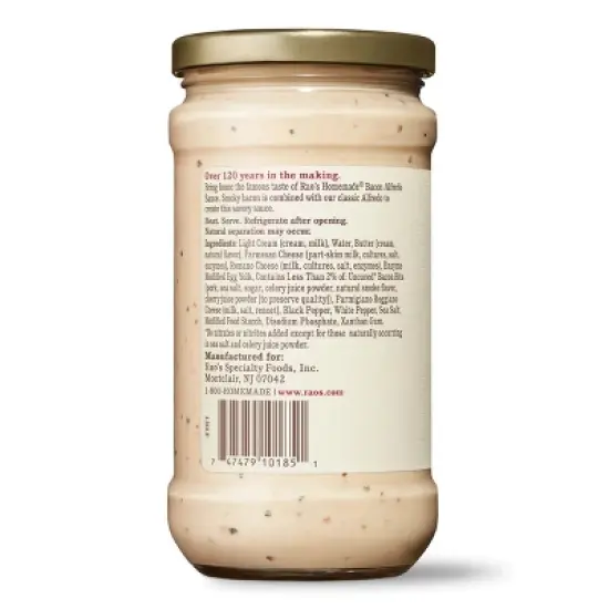 Rao's Bacon Alfredo - 15oz image {8}