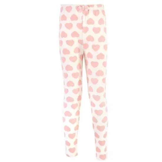 Touched by Nature Baby, Toddler, Big Kids and Youth Girl Organic Cotton Leggings 4pk, Leopard Hearts image {2}