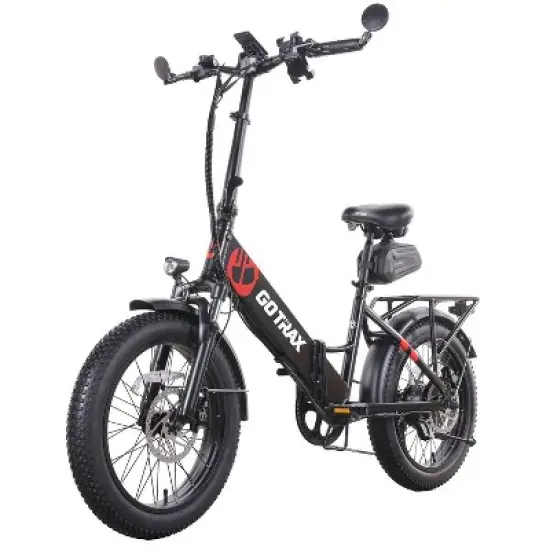 GOTRAX Adult F2V2 20" Step Through Electric Folding Bike image {1}
