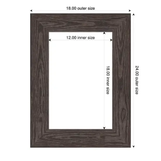 Amanti Art Bridge Black Framed Dry Erase Magnetic Board image {4}