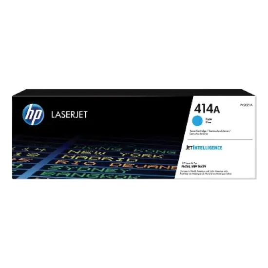 HP Inc. HP 414A (W2021A) Cyan Original LaserJet Toner Cartridge image {9}