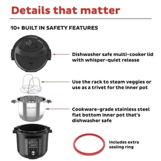 Instant Pot 8qt Pro Pressure Cooker image {5}