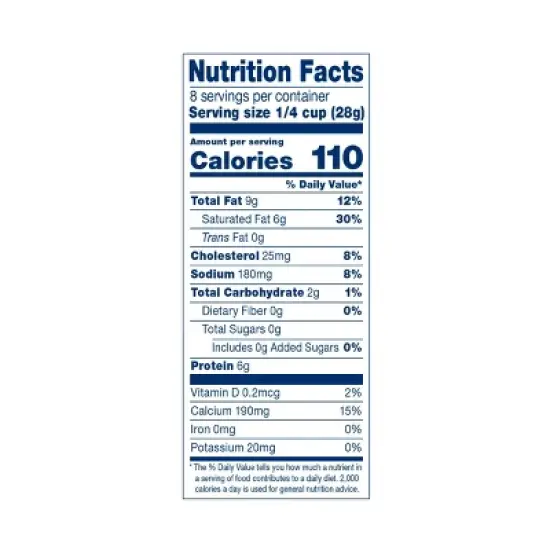 Crystal Farms Cheddar Cheese - 8oz image {6}